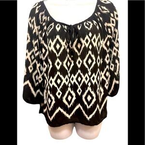 Rewind Black And White Top